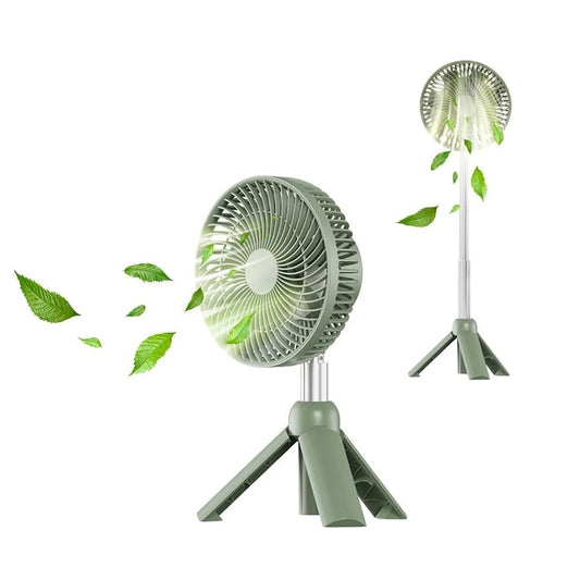 Portable Fan with LED Lantern