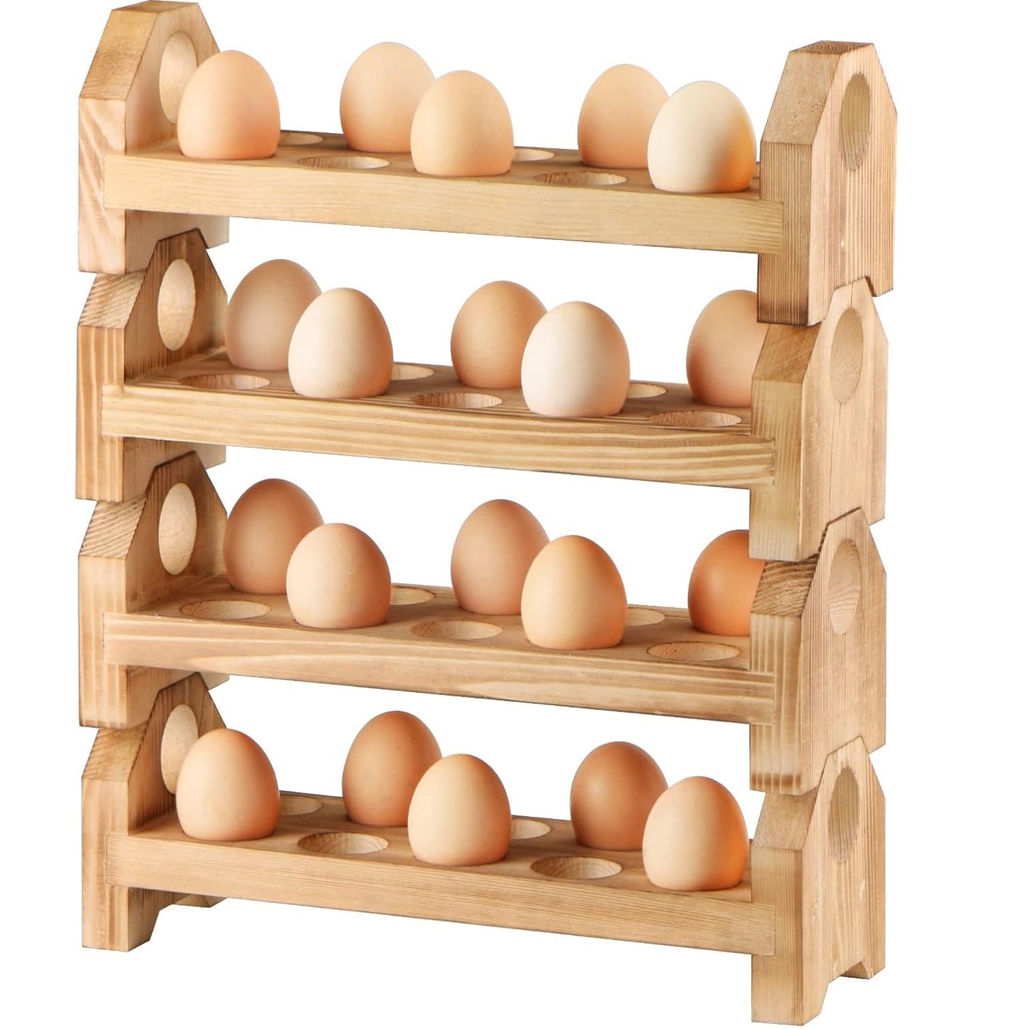 Wooden Egg Holder Countertop