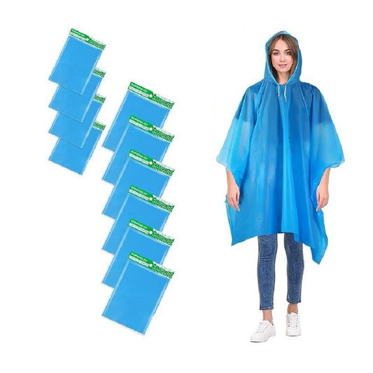 Rain Poncho in Blue