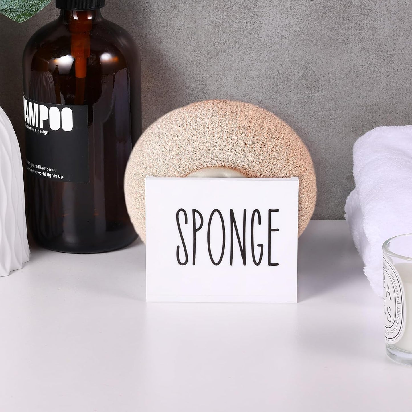 Sponge Holder in White