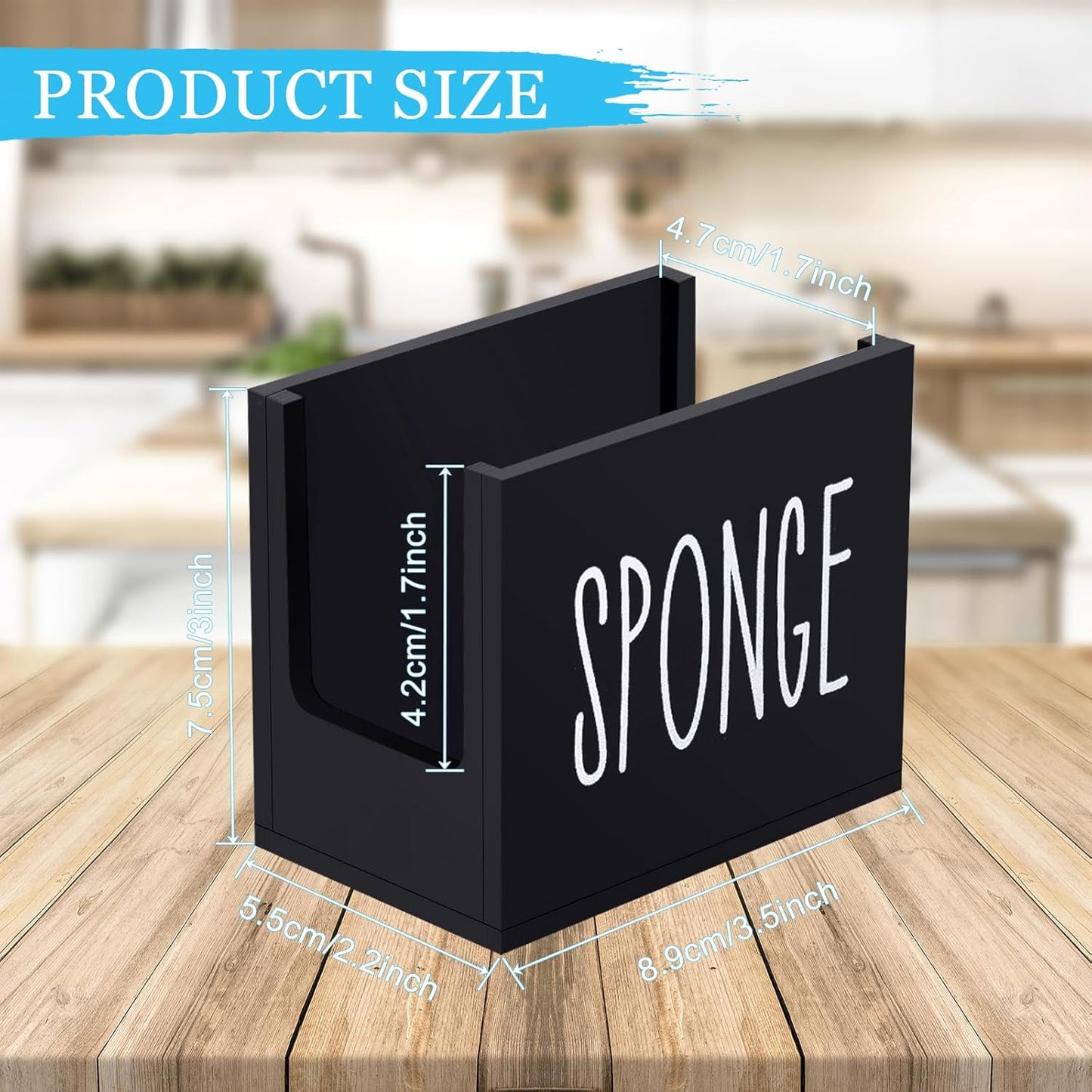 Sponge Holder in Black