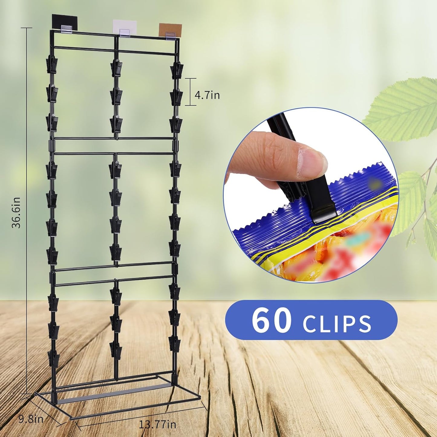 Potato Chip Rack Display Stand