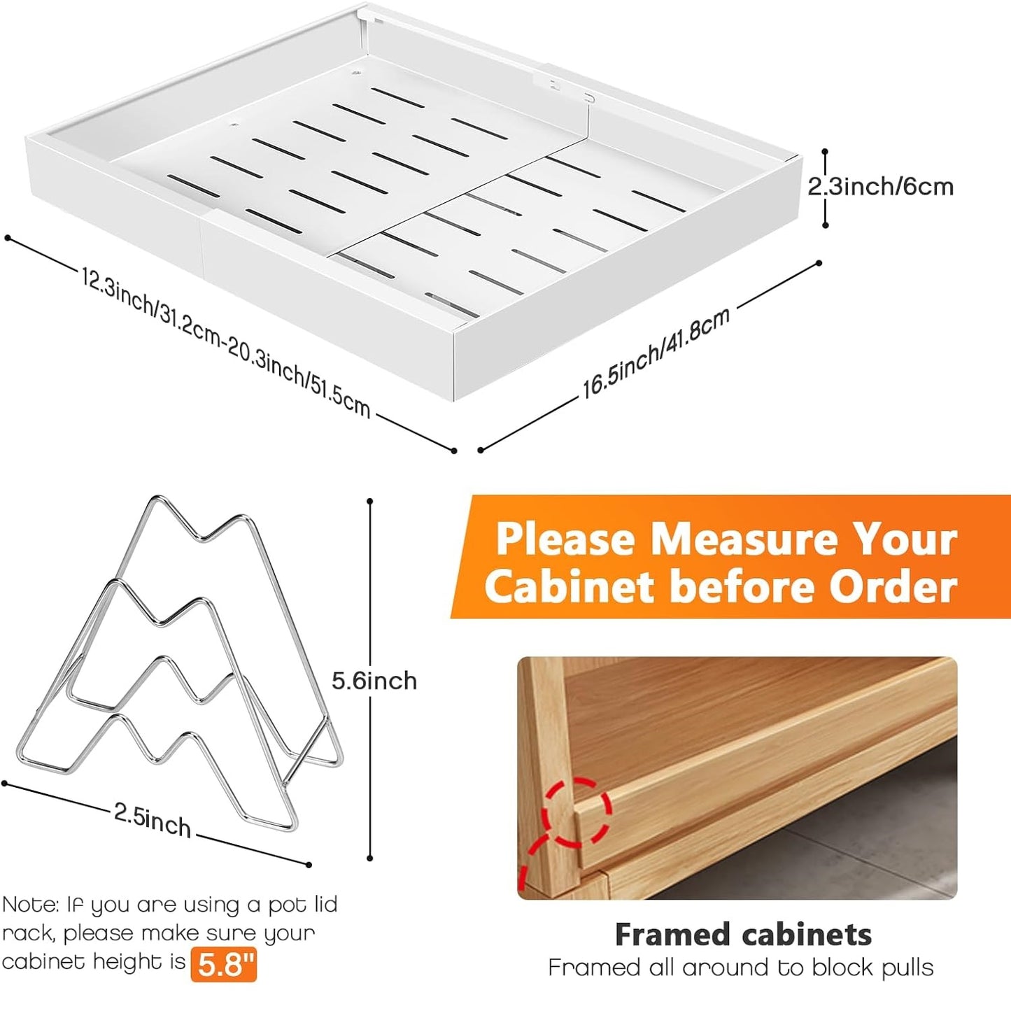 Expandable Pull Out Cabinet Organizers