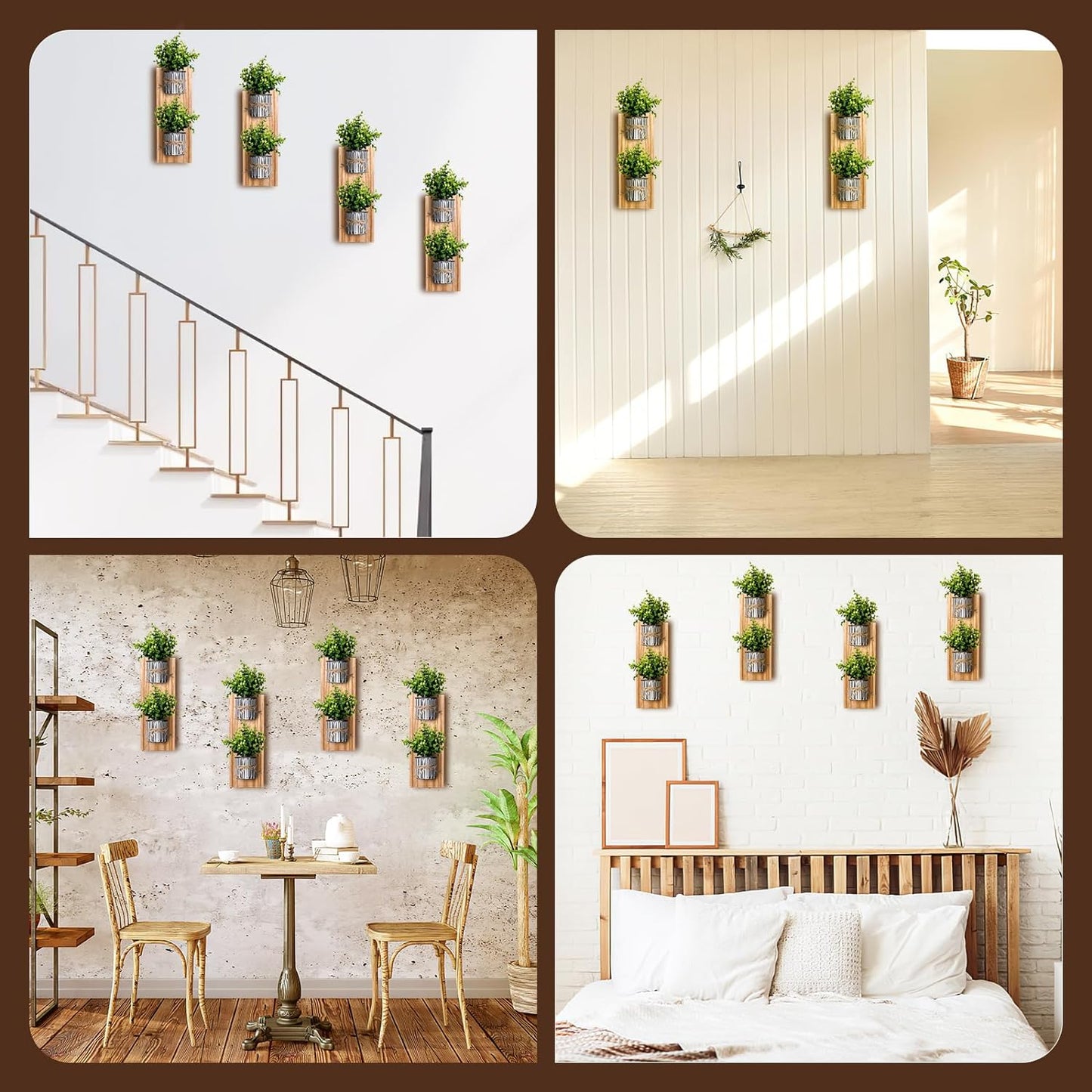 Wood Wall Planter