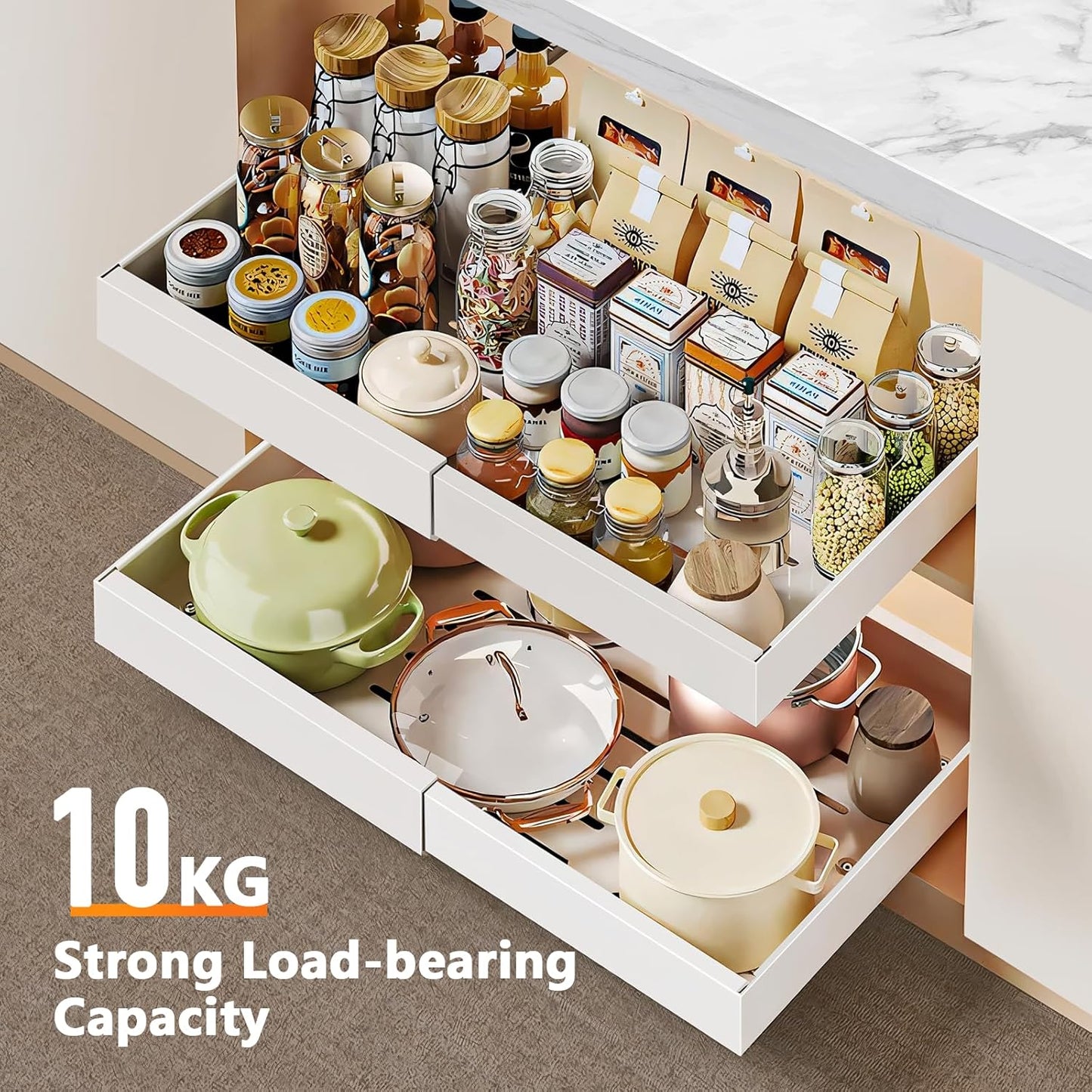 Expandable Pull Out Cabinet Organizers