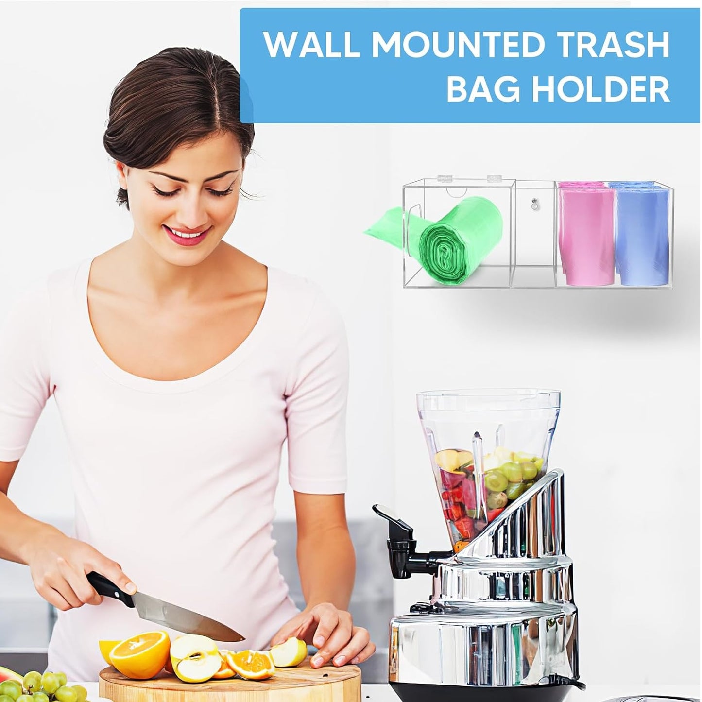 Trash Bag Dispenser Roll Holder