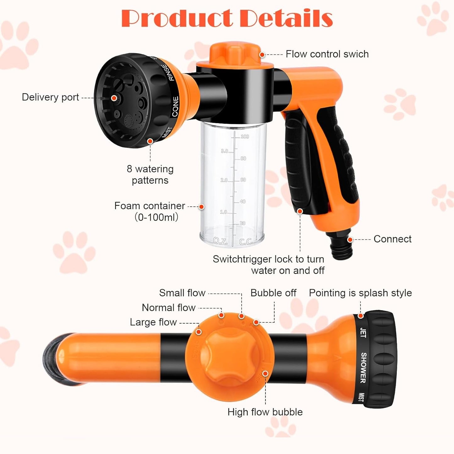 Dog Wash Hose Attachment