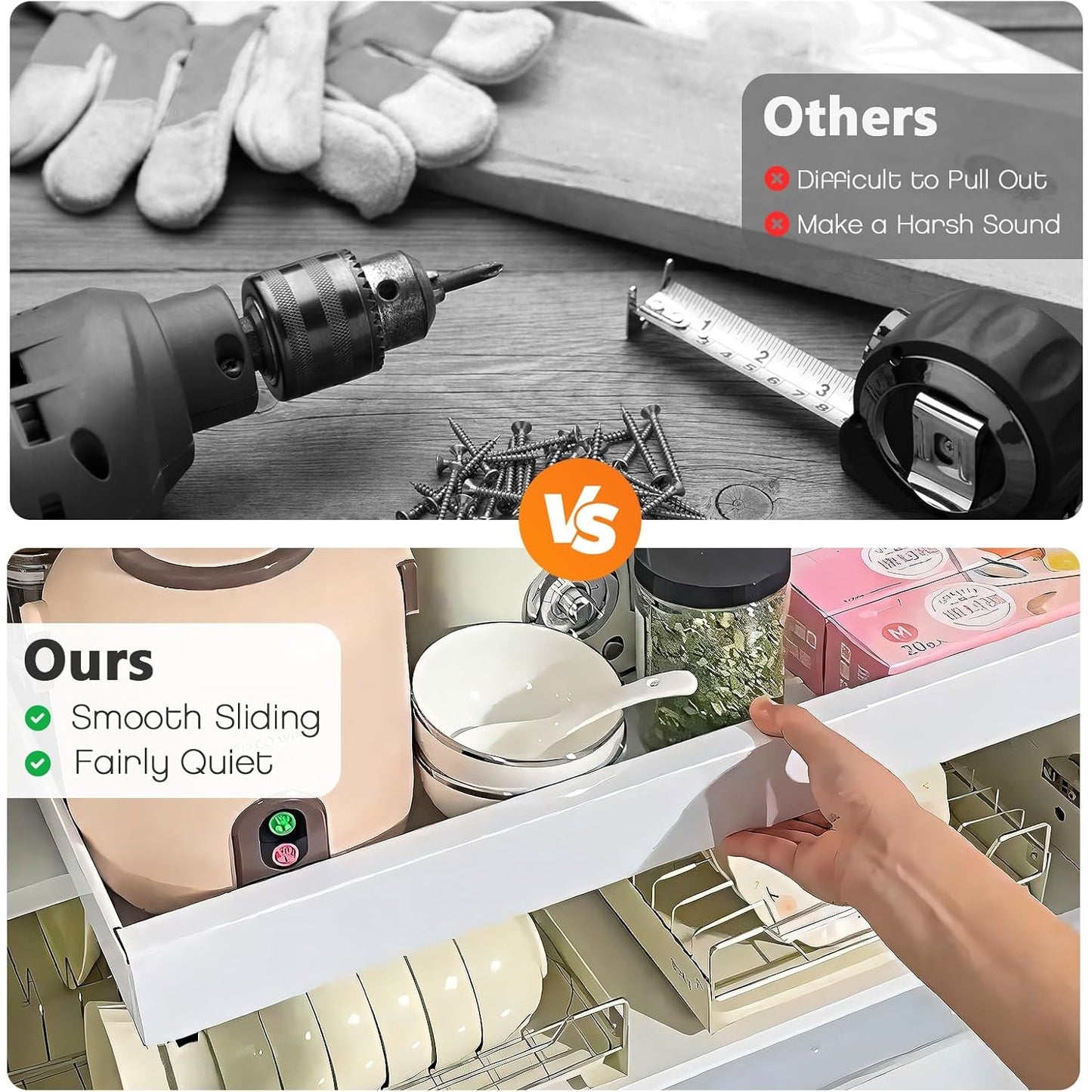 Expandable Pull Out Cabinet Organizers