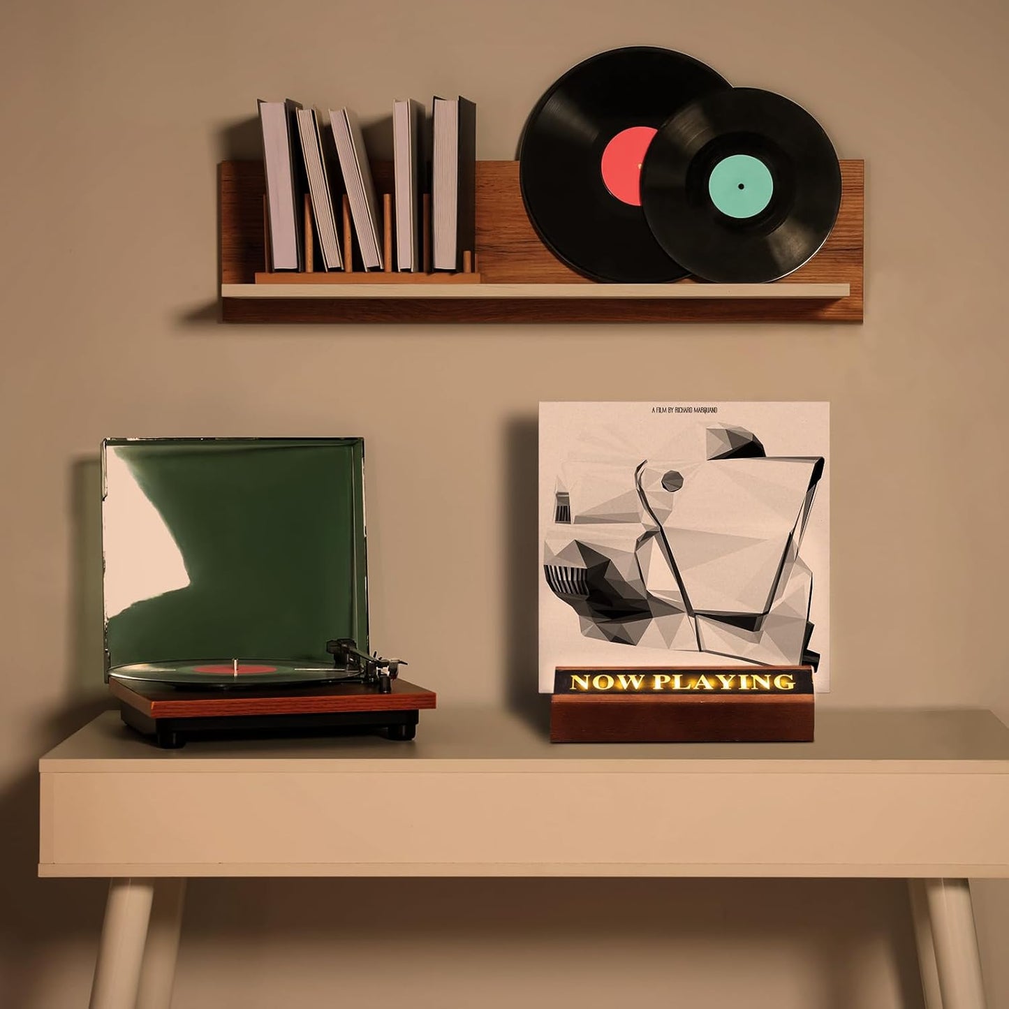 Now Playing Vinyl Record Stand