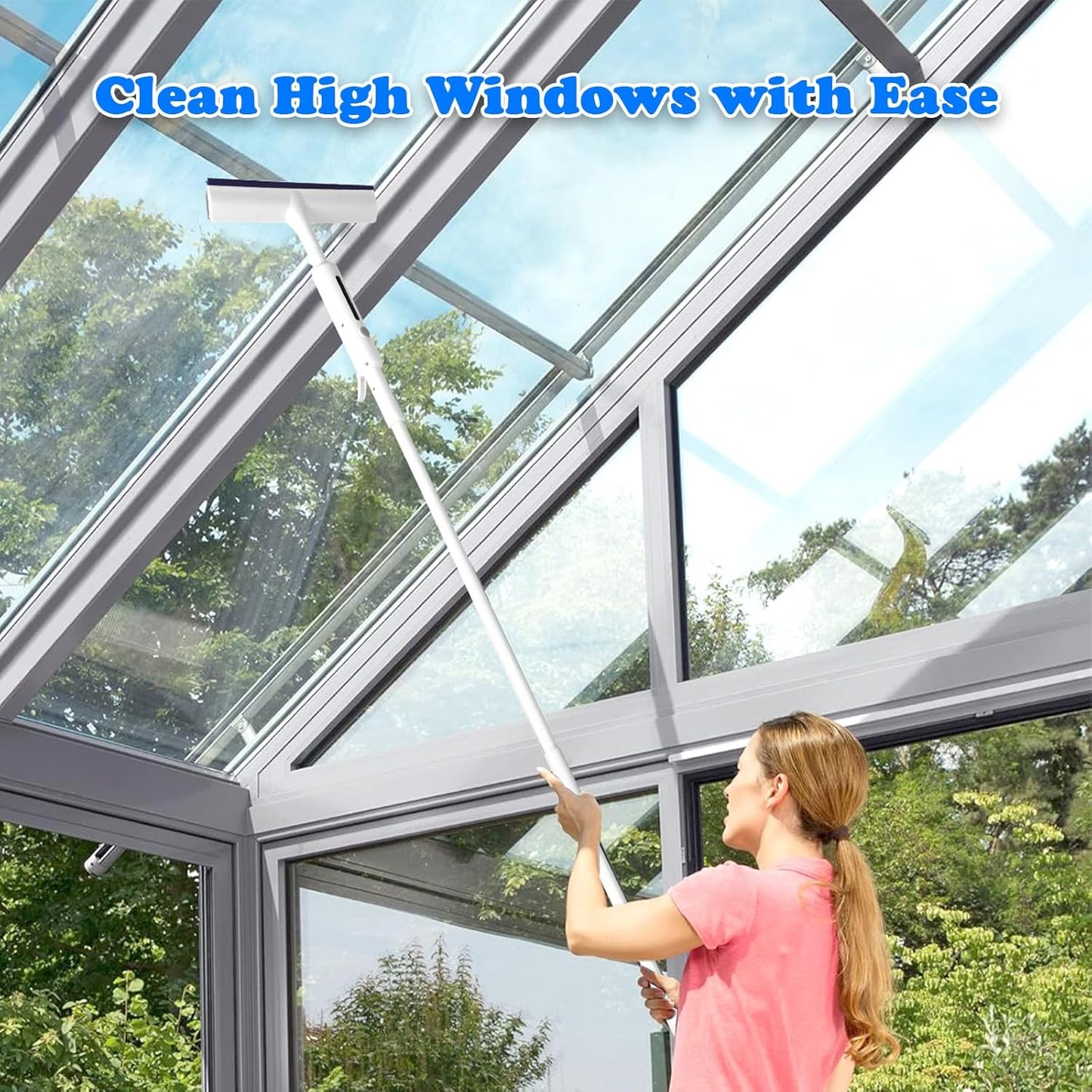 Squeegee for Window Cleaning with Spray